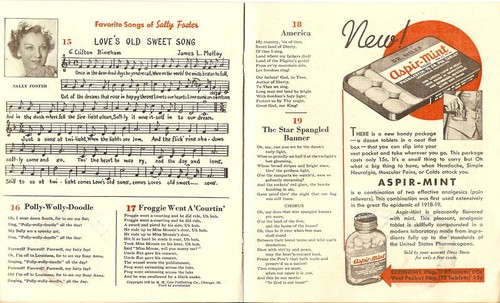 1937 ALKA-SELTZER SONG BOOK Advertising Booklet ILLOS t - Picture 2 of 2