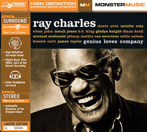Ray Charles - Genius Loves Company (DVD, 2005, Includes Audio CD) - 第 1/1 張圖片