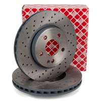 febi Bremsscheiben Ø 295Mm FüR Mercedes W176 W246 C/X117 X156 Vorne 2464212512