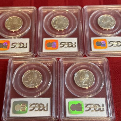 2000 S Set Of Silver PR69 DCAM quarters - Picture 12 of 17