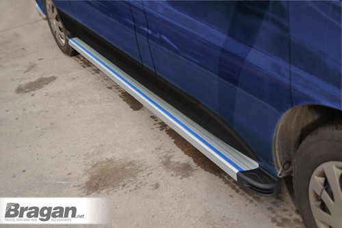 Tablero de correr MY3 para adaptarse a Nissan Primastar larga distancia entre ejes 2002 - accesorios 2014 - plateado - Imagen 3 de 12