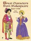 Great Characters from Shakespeare Paper Dolls (Dover Paper Dolls) - Very Good