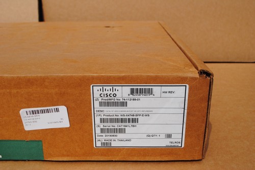 WS-X4748-SFP-E Cisco Excess Sealed - Free UK Shipping! - Afbeelding 2 van 2