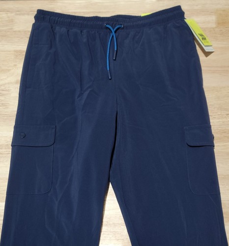 All In Motion Boys' XS 4/5 Navy Blue Lined Woven Quick Dry Pants w Cargo Pockets - Picture 2 of 5