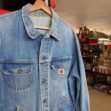 1960s Vintage GWG KINGS Jean Jacket Retro Western Workwear Blue Denim Coat