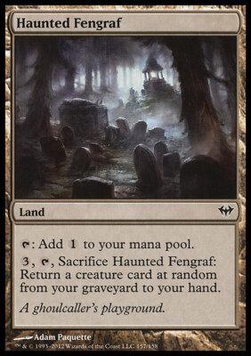 Magic the Gathering MTG Haunted Fengraf (157) Dark Ascension   LP