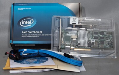 NEW Intel RS2BL040 6 Gbs PCIe SAS/SATA RAID Hard Drive Controller Card