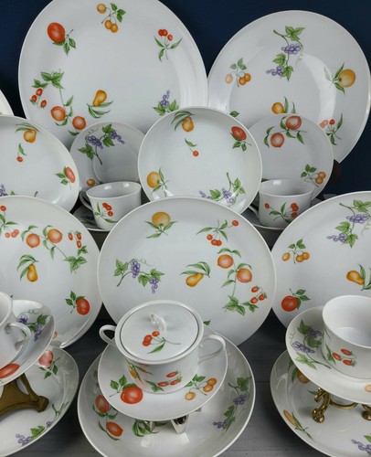 INTERNATIONAL Fruit Cup 3846 Japan, Fine China 34 Pcs Dinner Set, Rhapsody Line - Picture 11 of 11