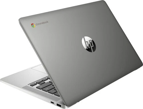 HP Chromebook 14a-na0078nl Intel Celeron N4120 RAM 4GB, eMMC 64GB, Argento - Immagine 2 di 2