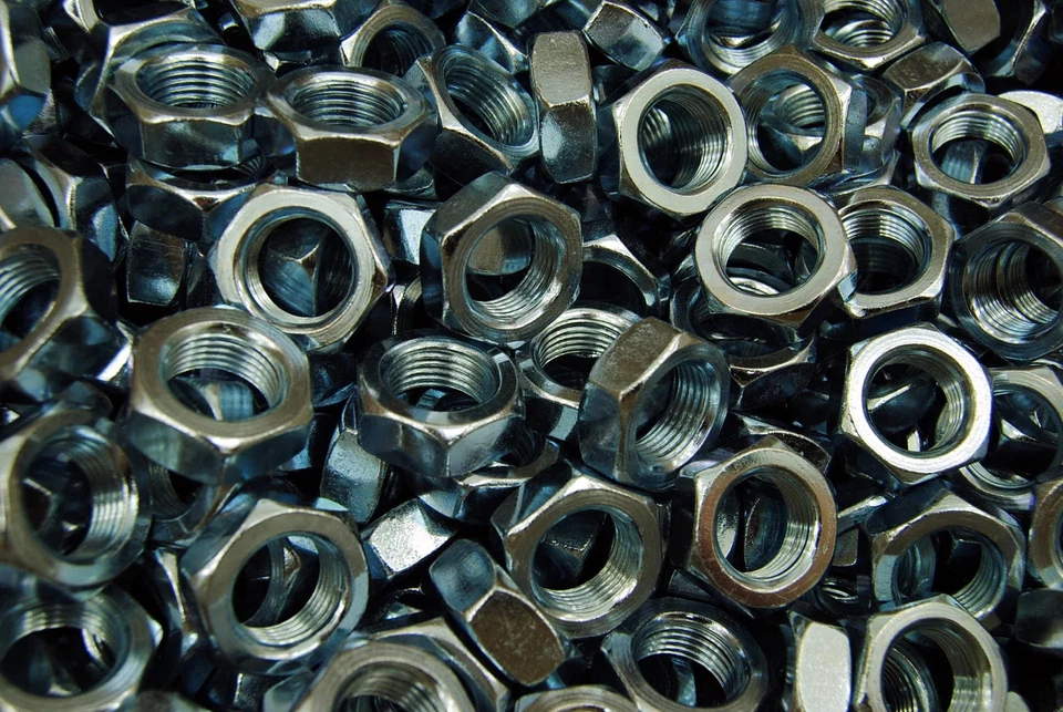 LEXAR INDUSTRIAL (80) Hex Jam Nut 3/4-16 Fine Thread - Zinc Plated - Thin Nuts