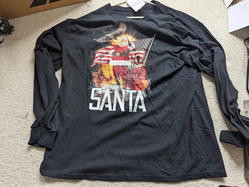 new shirt black XL the peoples santa claus NRA MAGA guns trump christmas gildan