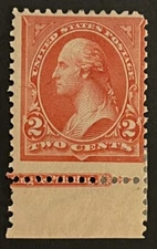 Travelstamps: 1895 US Stamps Scott #267, Mint, Original Gum Hinged