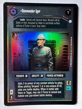 Star Wars CCG Reflections II 2 Foil Commander Igar SWCCG