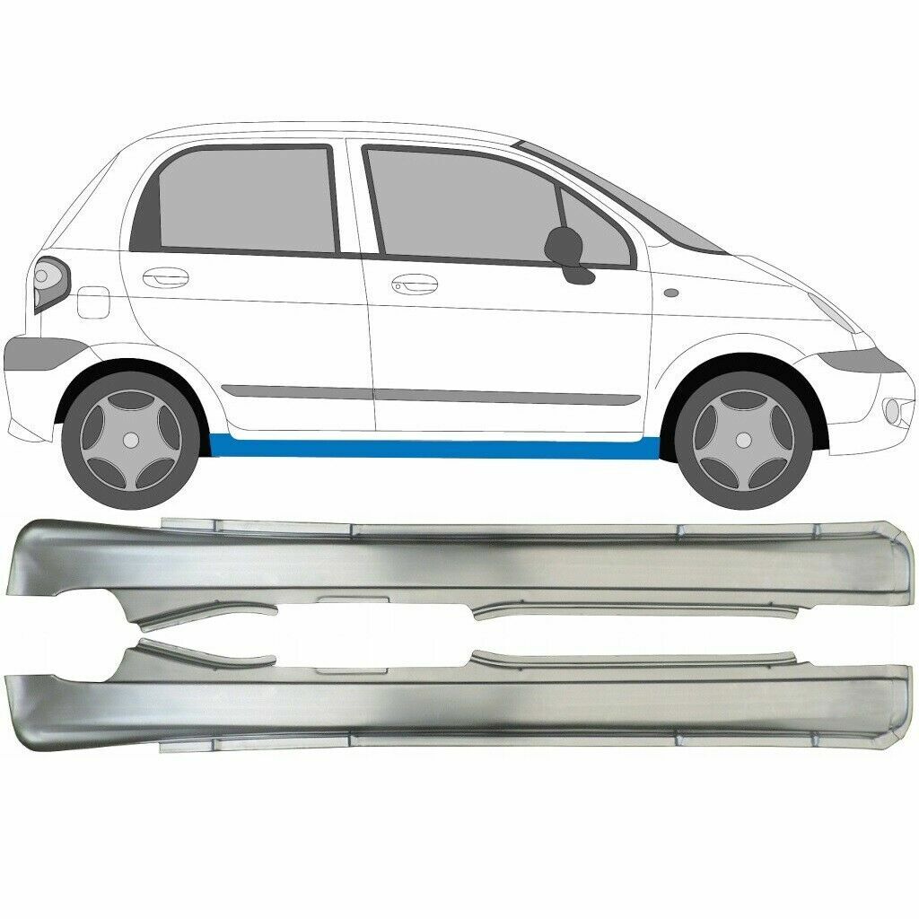 CHEVROLET MATIZ 1998-2005 FULL SILL REPAIR PANEL ROCKER PANEL / PAIR / SET OF 2