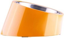 SUPER DESIGN Slanted Dog Bowl Water / Food Mess Free Tilted Angle Small to Large