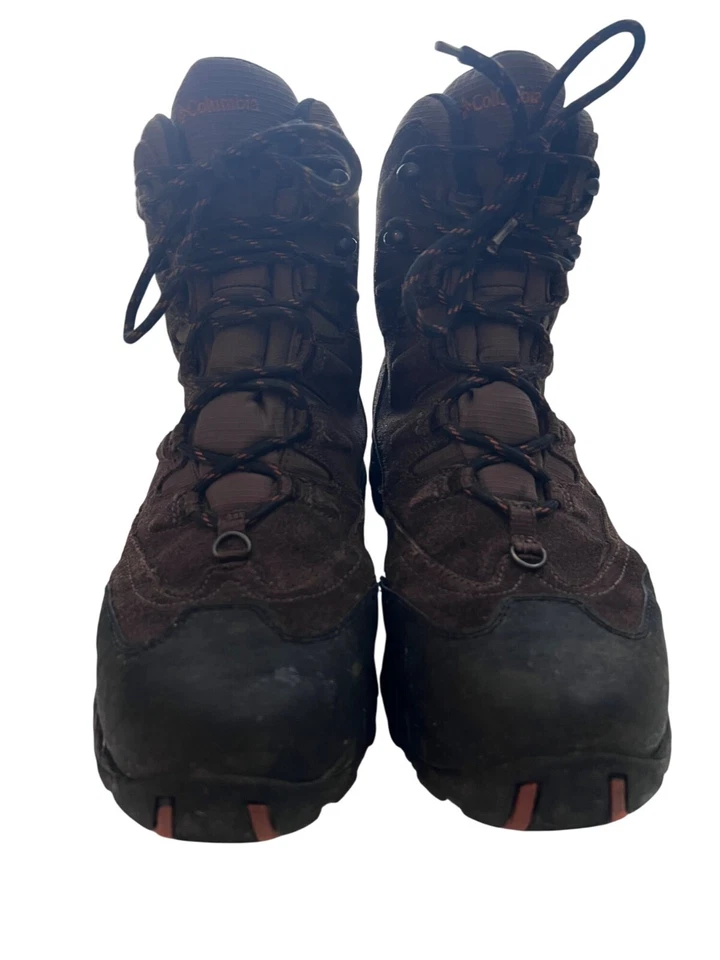 Водонепроницаемые рабочие ботинки Columbia для улицы прочные замшевые и резиновая тяговая подошва - Изображение 4 из 4