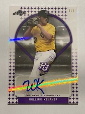 2018 Leaf Perfect Game All-American Purple Foil William Kempner 1/1 Auto G