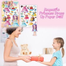 Bambola travestimento magnetica principessa magnetica finta gioco hot doll Z3 carta Y7L H8M7