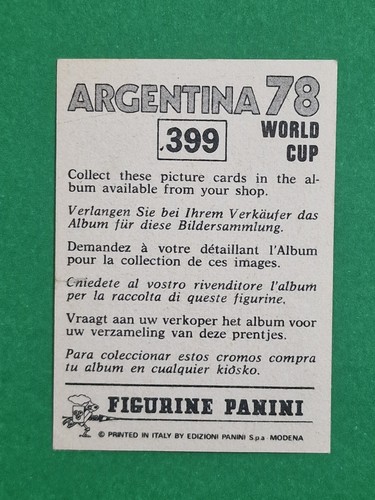 M.lista 201 - 400 Figurine Panini WC Argentina 78 scegli mancanti Choice missing - Foto 365 di 367