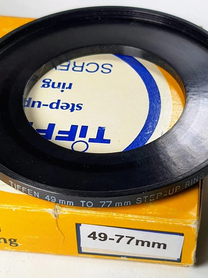TiFFEN 49-77mm Step Up Lens Filter Converter Adapter Ring 49mm-77mm E49-E77 USA - Image 3 of 4