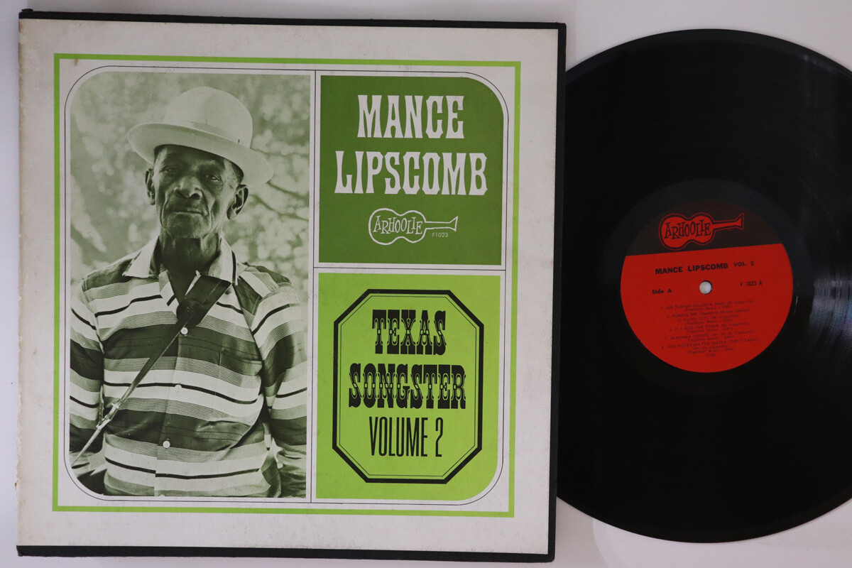米LP Mance Lipscomb Texas Songster Volume 2 F1023 ARHOOLIE /00260 LP MANCE LIPSCOMB Texas Songster Volum F1023 ARHOOLIE US | eBay