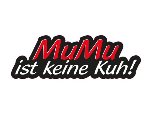 Kiwistar Autoaufkleber 'Mumu Ist Keine Kuh' 20x10cm Weiß - Wetterfest Für Heckscheibe