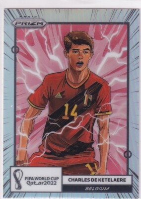 2022 Panini Prizm World Cup Qatar No. 3 Charles De Ketelaere Manga 