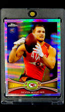 2012 Topps Chrome Refractor #118 Devon Wylie RC Rookie *Great Looking Card*. rookie card picture