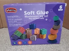 Heirio Soft Glue Montessori toy set