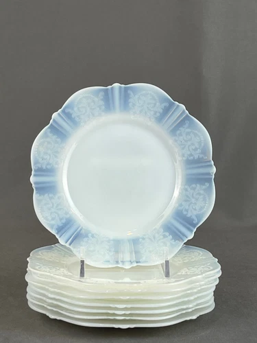 8 MacBeth-Evans AMERICAN SWEETHEART Monax Depression 6 ¼” Bread Plates: MINT