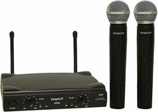 Radiomicrofono VHF Bespeco GM905R con 2 Microfoni a Gelato a Volumi Frontali