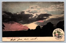 Postcard Hawaii Honolulu Sunset Aloha Nui Hawaiian Islands 1908 UDB  J916