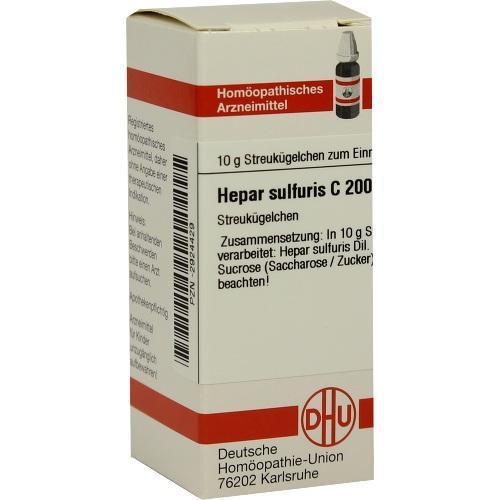 HEPAR SULFURIS C 200 Globuli 10g PZN 2924429