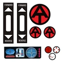 Vintage/Classic Style Gi Joe Adventure Team ATV Sticker Set Repro