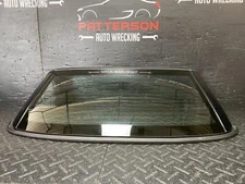 01-04 MERCEDES SLK320 REAR BACK GLASS WINDOW ROOF PANEL BLACK 040U ID 1707900040