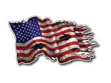Distressed USA American Flag Decal 3M Sticker Car Truck Window Bumper Laptop