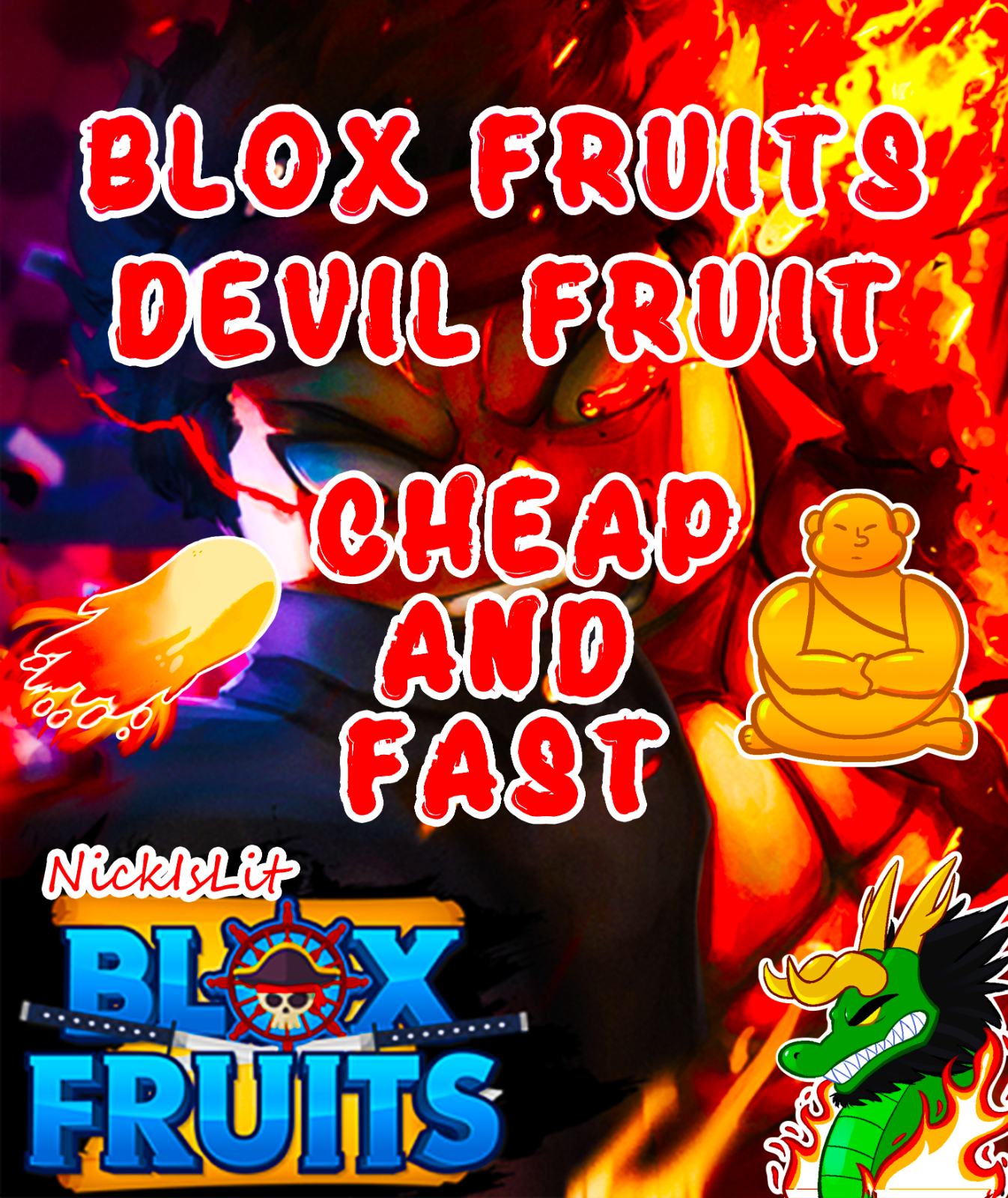 Roblox(Blox Fruit)--LIGHT FRUIT--(CHEAP,FAST DELIVERY)MUST BE