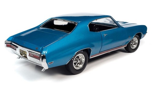 1971 Buick Grand Sport Stage 1 blue Autoworld AMM1257 voiture miniature 1:18 neuve dans son emballage d'origine - Photo 9/9