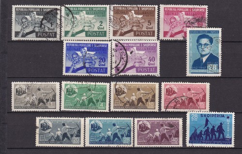 ALBANIEN - Jahrgang 1946/47 - Sammlung - gest. - 150 Euro
