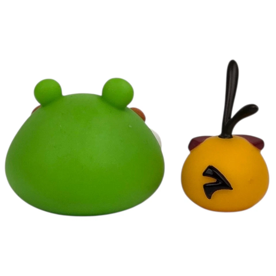 Angry Birds Western Round-Up Juego Repuesto Naranja Pájaro y Bigote Cerdo - 2012 Foto 3 de 4