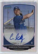 2013 Bowman Chrome Prospects Refractor 91/500 Cameron Gallagher #BCA-CG Auto 0pm