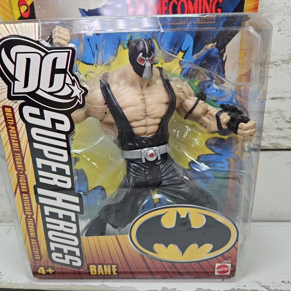 Figura Mattel DC SuperHeroes Bane con cómic 2005 6,5" nueva de colección Foto 2 de 4