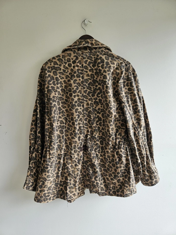 Free People Jacket Size XS S Animal Print - image 3 of 4
