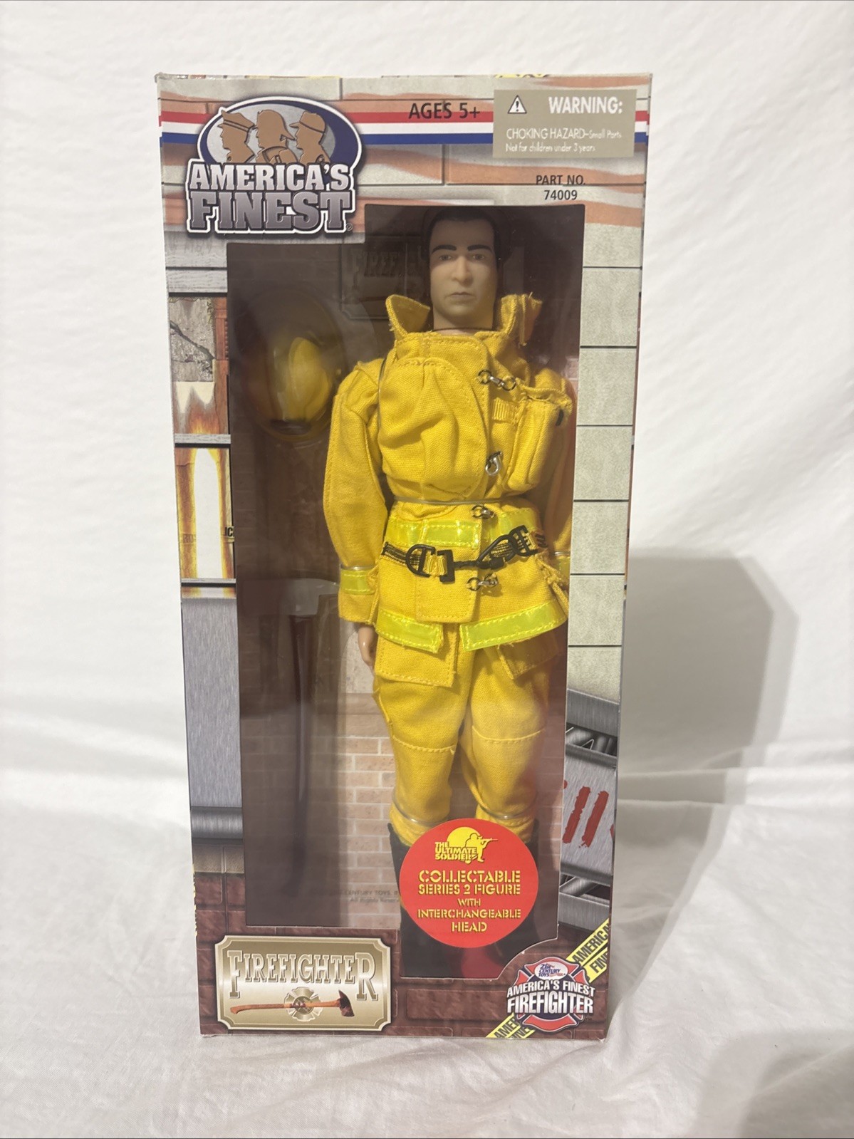 21st Century Toys Americas Finest Firefighter NIB 12" Figure Collectible 2002