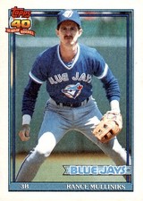 1991 Topps #229 Rance Mulliniks
