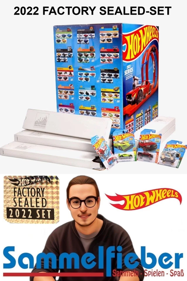 Hot Wheels 2022 Factory Sealed-Set - Diecast Verkaufsstream by sammelfieber