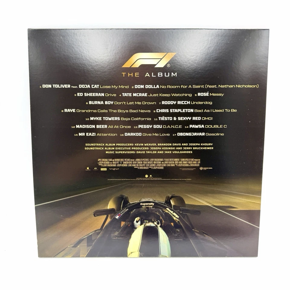 F1 The Album Soundtrack Limited Liquid Filled Oil Effect Vinyl - US Seller 🇺🇸 - Image 3 of 4
