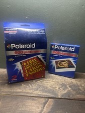 Polaroid 600 Platinum Film Instant 10 Photo Pack X 3 Exp. 12/00 2/01 Sealed
