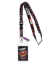 The Muppets Animal Beware Of The Beast Lanyard ID Badge Holder