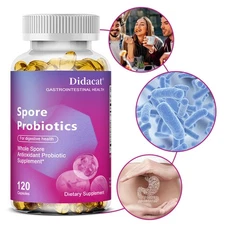 Spore Probiotics Natural Probiotic Supplement For digestive health-30/60/120Caps